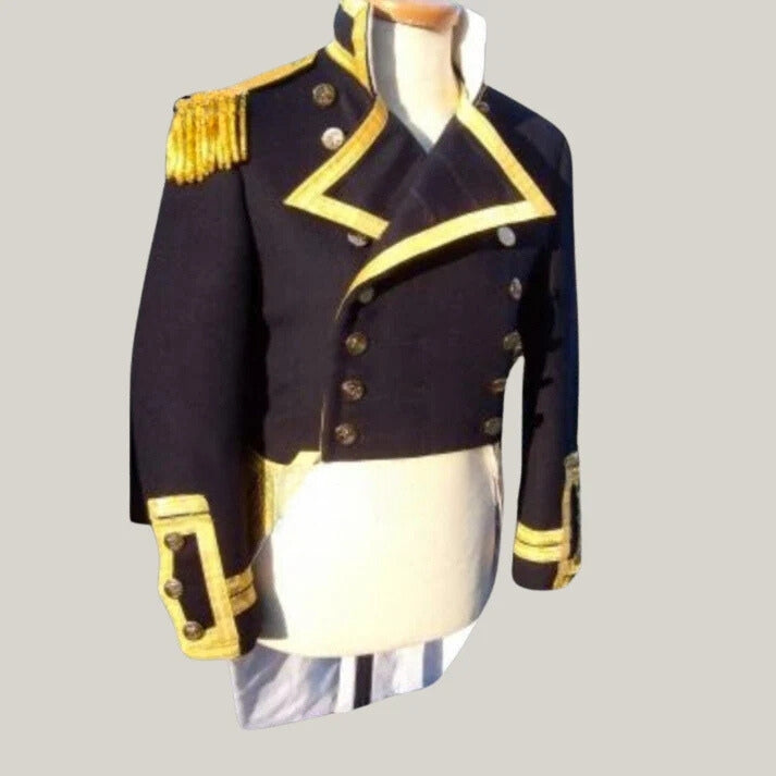 French Junior Captain’s Hussar Jacket – Authentic Military Coat - BlueRolls