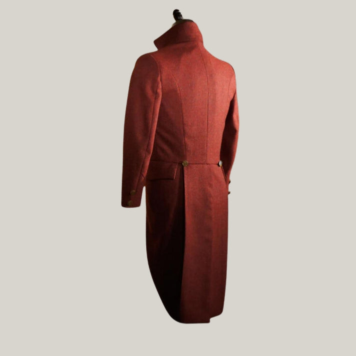 Limited Edition Herringbone Tweed Regency Tailcoat β Custom Victorian & Steampunk Style | BlueRolls Bespoke