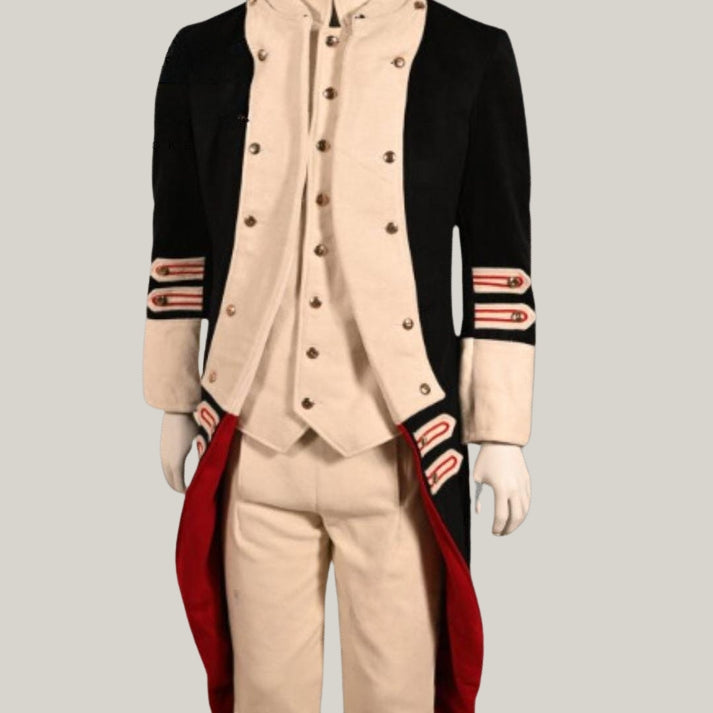 Brand New Napoleon Bonaparte Frock Coat – Handmade Napoleon-Style Jacket for an Authentic Historical Costume