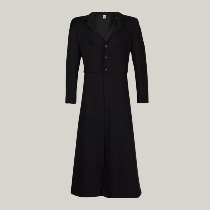 New Male 19th Century Victorian Rifle Frock Coat | Bespoke Blue Long Coat