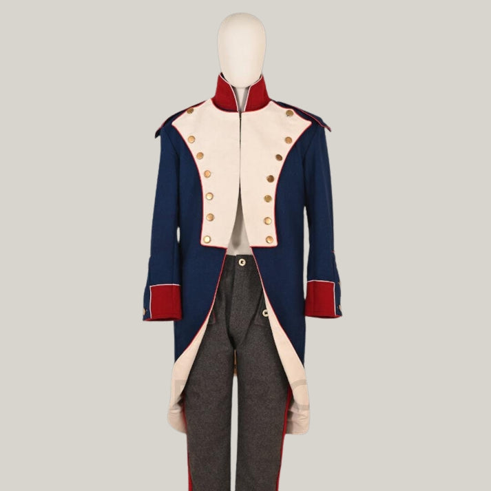 British Napoleonic Officer’s Coat – Blue Wool Reproduction by BlueRolls Bespoke