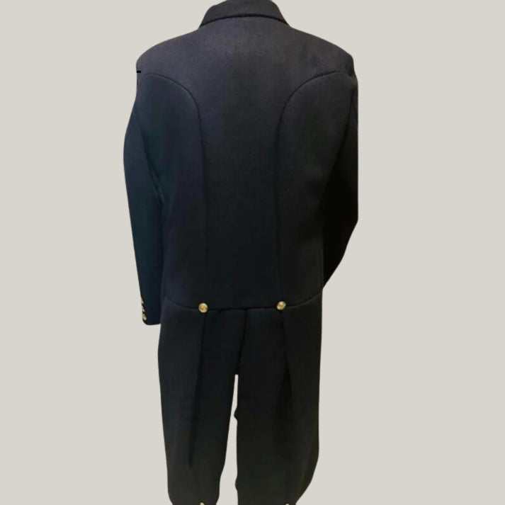 Brand New Regency dated 1840 – 1850 Regency Coat - British Handmade Tailcoat - Custom made wool coat - Historical tail coat - long coat -