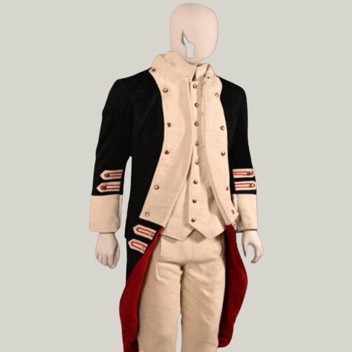 Brand New Napoleon Bonaparte Frock Coat – Handmade Napoleon-Style Jacket for an Authentic Historical Costume