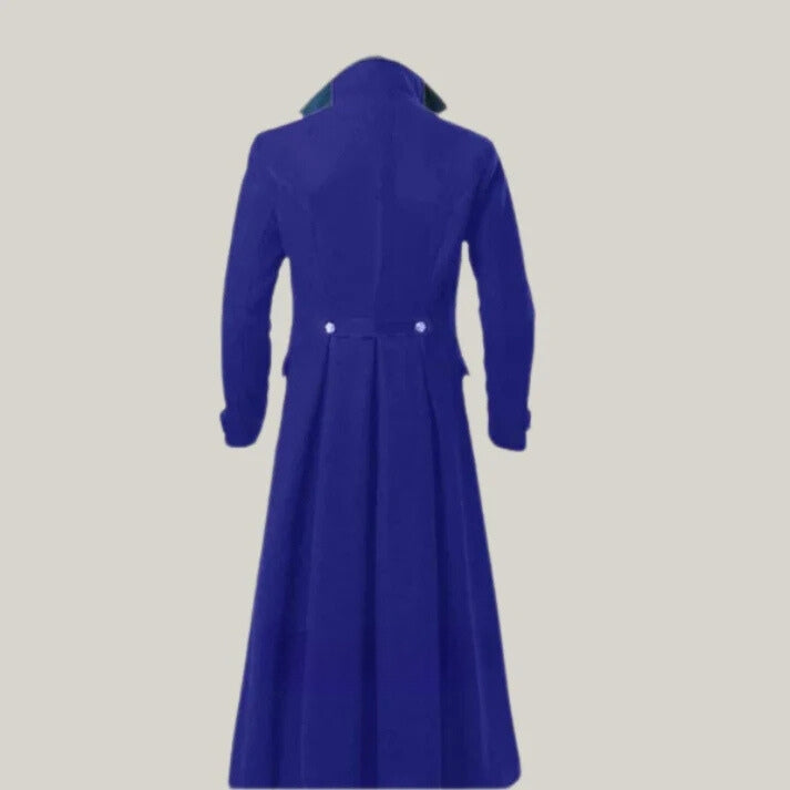 Men's New Wool | Gothic Frock Coat | Cosplay Halloween Tailcoat | Gothic Tailcoat | Goth Jacket |