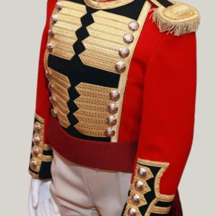 Royal British child Uniform - New Children Jacket with Gold Braiding, Custom Tailored Military Style, High-Quality - Royal British children