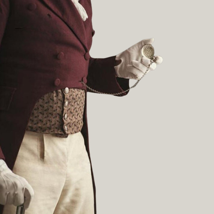 Blue Rolls Bespoke Presents Men's Maroon Regency Tailcoat - Custom Made, Wool, Historical Reenactment, Formal Occasions
