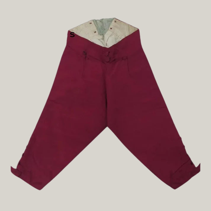 Men's Red Wool 18th Century Military Custom Made Victorian Regency Tailcoat