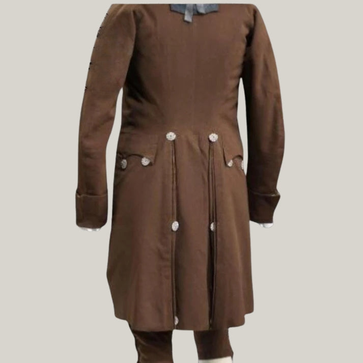 Role play Historical jacket - 18th Century Victorian Stylish Gothic Aristocrat Vintage Men's Rococo Colonial Coat Men's Regency Tailcoat