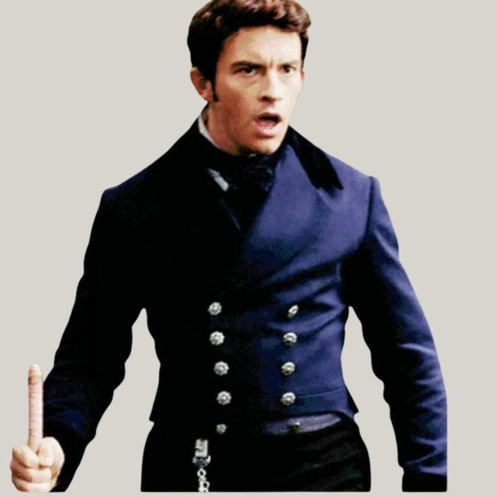 Men's Tailcoat Jacket, New Men Blue Wool Military Tailcoat, Nordic Tailcoat, Regency Tailcoat, Custom made Tail Coat