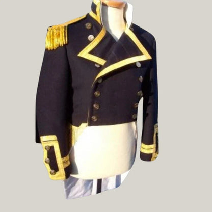 French Junior Captain’s Hussar Jacket – Authentic Military Coat - BlueRolls
