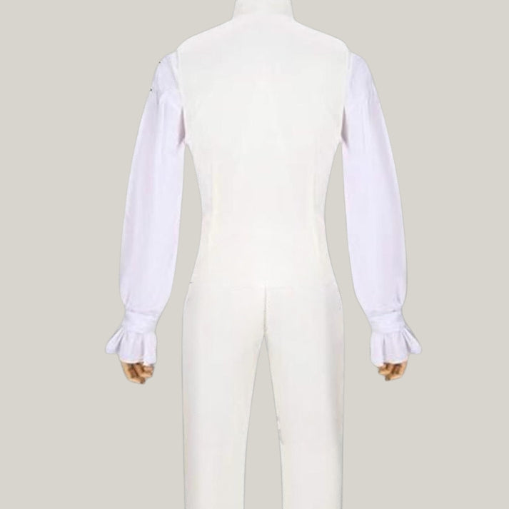 Men’s White Knee Breeches – Authentic Colonial Reenactment Attire | BlueRolls Bespoke