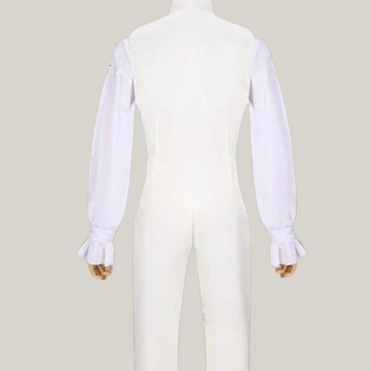 Men’s White Knee Breeches – Authentic Colonial Reenactment Attire | BlueRolls Bespoke