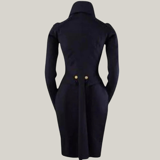 New Men's Navy Blue Regency Coat | 1810-1830 British Wedding Tailcoat, Custom Made By Blue Rolls Bespoke