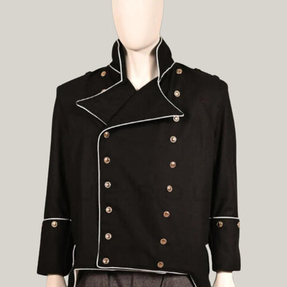 Revolutionary War Tailcoat -  Navy Officer Costume, Colonial Reenactment Coat, Historical Cosplay Jacket,  British Lieutenant Tailcoat