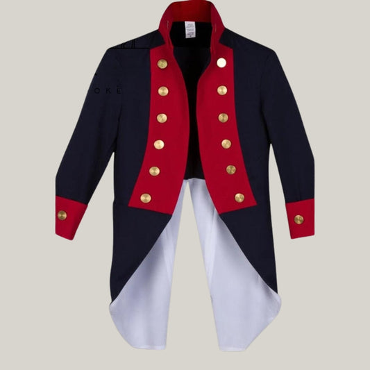 American Revolutionary War Uniform - Continental Army Soldier, Custom Size, Historical Clothing | Blue Rolls Bespoke