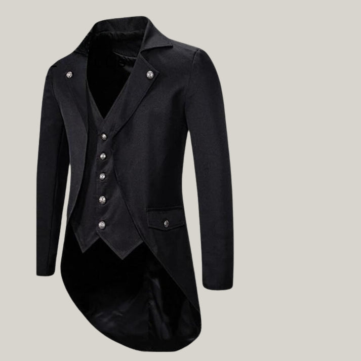 Hand Made - Men's Leisure Blazer | New Coat  18th Century Style, Regency Coat | Side Pockets Long Sleeve | Blue Rolls Bespoke