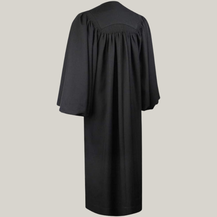 Handmade Clergy Robe -  New Men’s Black Pulpit Robe with Red Trim Clergy Robe, Men Church Attire Robe, Custom Made Church Robe | Blue Rolls