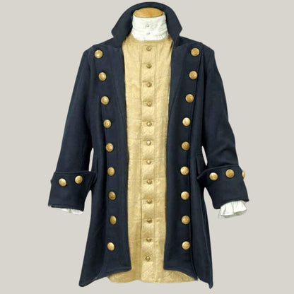 Pirates of Caribbean Pirates of Sea coat - Colonial Military Costume - Men's Halloween coat - Buccaneer Pirate Coat - Brand New Admiral