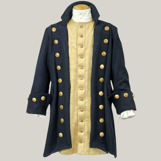 Pirates of Caribbean Pirates of Sea coat - Colonial Military Costume - Men's Halloween coat - Buccaneer Pirate Coat - Brand New Admiral