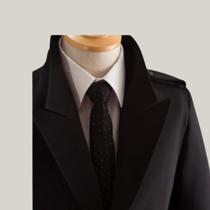 New Men Custom Made Wool Trench Coat - Long Coat - Victorian Style Steampunk Coat