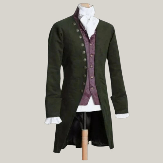 New Men's Green Wool 18th Century Regency Tailcoat – Custom Made by BlueRolls
