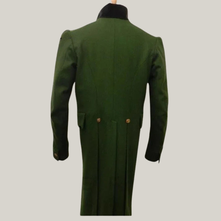 New Men's Green Wool Regency Tailcoat – 19th Century Georgian & Victorian Era Coat