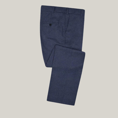 Handmade Blue Wool Suite - Men 2 Piece - Premium Quality Suites | Formal Wear|  By Blue Rolls Bespoke