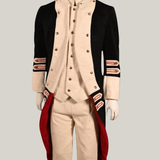 Brand New Napoleon Bonaparte Frock Coat – Handmade Napoleon-Style Jacket for an Authentic Historical Costume