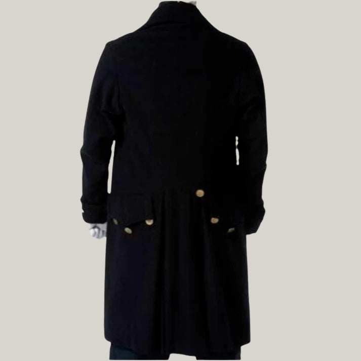 Men's Navy Blue coat - Royal British Officer’s Jacket -  Military Jacket - Napoleonic Uniform - Hussar jacket - Warrant Officer’s Uniform
