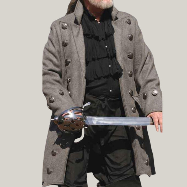 Pirates of Caribbean Pirates of Sea coat - Colonial Military Costume - Men's Halloween coat - Buccaneer Pirate Coat - Brand New Admiral