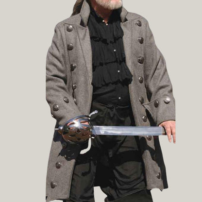 Pirates of Caribbean Pirates of Sea coat - Colonial Military Costume - Men's Halloween coat - Buccaneer Pirate Coat - Brand New Admiral