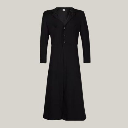 New Male 19th Century Victorian Rifle Frock Coat | Bespoke Blue Long Coat