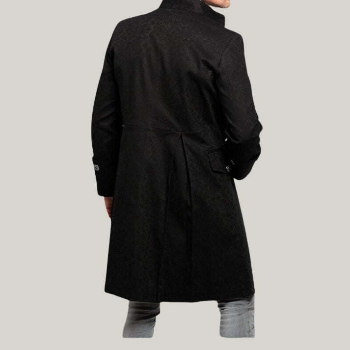Buccaneer Wool Pirate Coat - Pirates of Caribbean admiral coat - Men's Black Deluxe