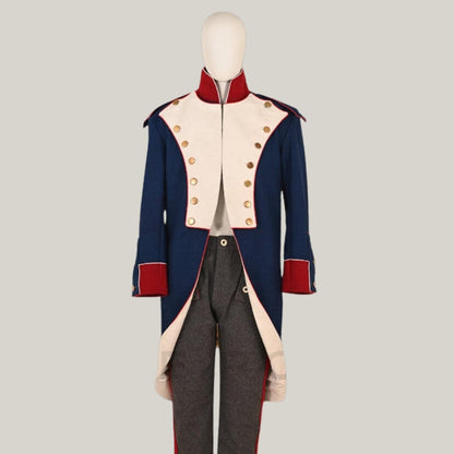 British Napoleonic Officer’s Coat – Blue Wool Reproduction by BlueRolls Bespoke