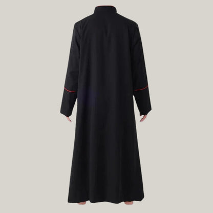 New Catholic Black - Roman Cassock - Wool Blend Clergy Robe, Catholic Priest Vestment, Custom Clerical Garment, Men/Women Church Attire