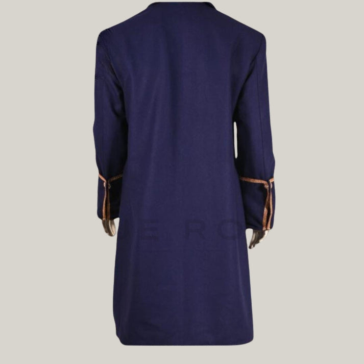 Royal New Men's British Naval 1984 Coat – Vintage Frock Coat with Rococo Colonial Flair | BlueRolls