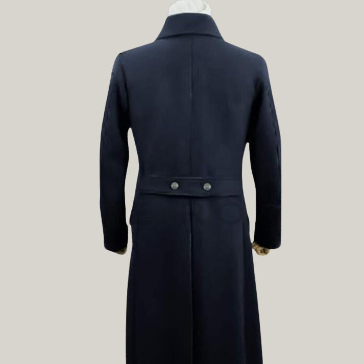Men's Civil war coat | Blue Regency dated 1800's Regency Coat - British Handmade Tailcoat - Custom made wool coat - Historical tail coat -