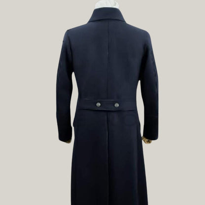 Men's Civil war coat | Blue Regency dated 1800's Regency Coat - British Handmade Tailcoat - Custom made wool coat - Historical tail coat -