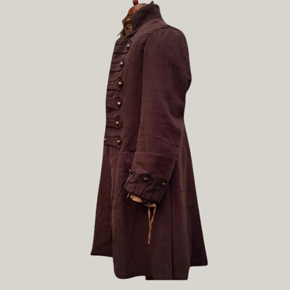 Pirate Coat - Custom Size Jack Sparrow Costume, Halloween, Cosplay By Blue Rolls Bespoke