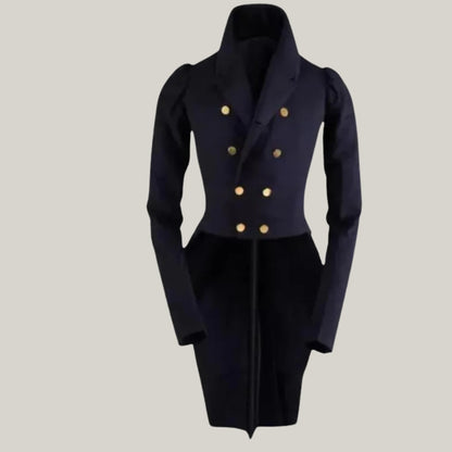 New Men's Navy Blue Regency Coat | 1810-1830 British Wedding Tailcoat, Custom Made By Blue Rolls Bespoke