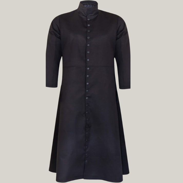 New Matrix Heavy Duty Black Gothic Trench Coat Victorian Style