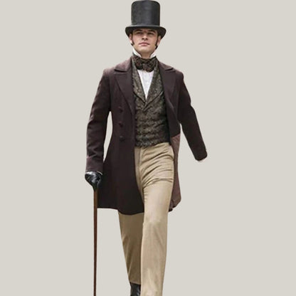 Brand New Custom Made Mens Regency Jacket - 18th Century Mens Regency Tailcoat - Historical Tailcoat - Wool Tailcoat - Bridgeton Jackets