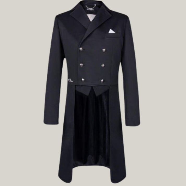 New Black/Navy Blue premium Regency Tailback Formal Wedding jacket  - classic men tailcoat| Blue Rolls Bespoke