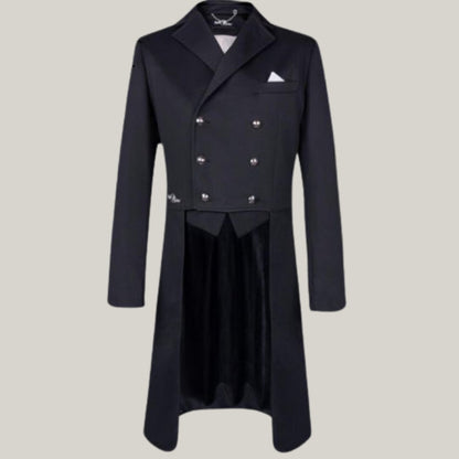 New Black/Navy Blue premium Regency Tailback Formal Wedding jacket  - classic men tailcoat| Blue Rolls Bespoke