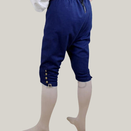 18th century - Men’s Blue 18th Century - Historical Colonial Outfit, inspired set Costume Regency Tailcoat