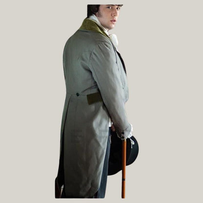 BlueRolls New Men's Grey Wool Sovereign Regency Tailcoat – Timeless Elegance & Classic Style
