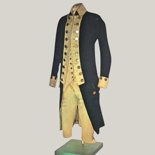 18th Century Military Officer Coat | Revolutionary War Uniform | George Washington Cosplay Outfit | Historical Reenactment Jacket