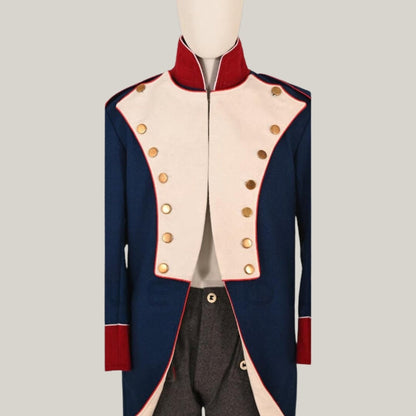 British Napoleonic Officer’s Coat – Blue Wool Reproduction by BlueRolls Bespoke