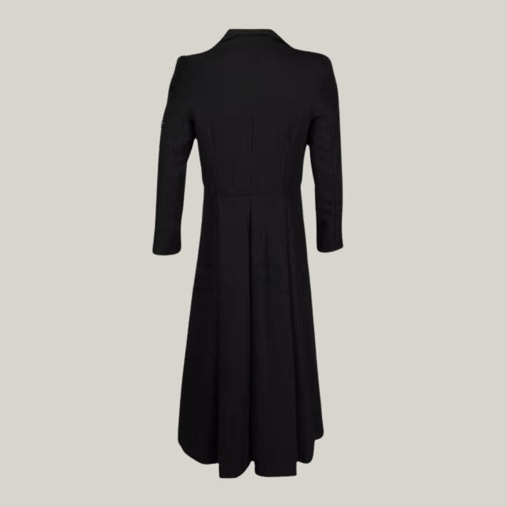 New Male 19th Century Victorian Rifle Frock Coat | Bespoke Blue Long Coat