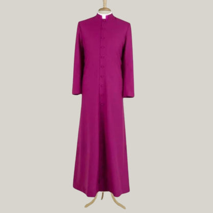 Roman Cassock - Clergy Vestment, Traditional Priest Robe, Catholic Church Garment, Liturgical Clothing, Gothic Clerical Attire